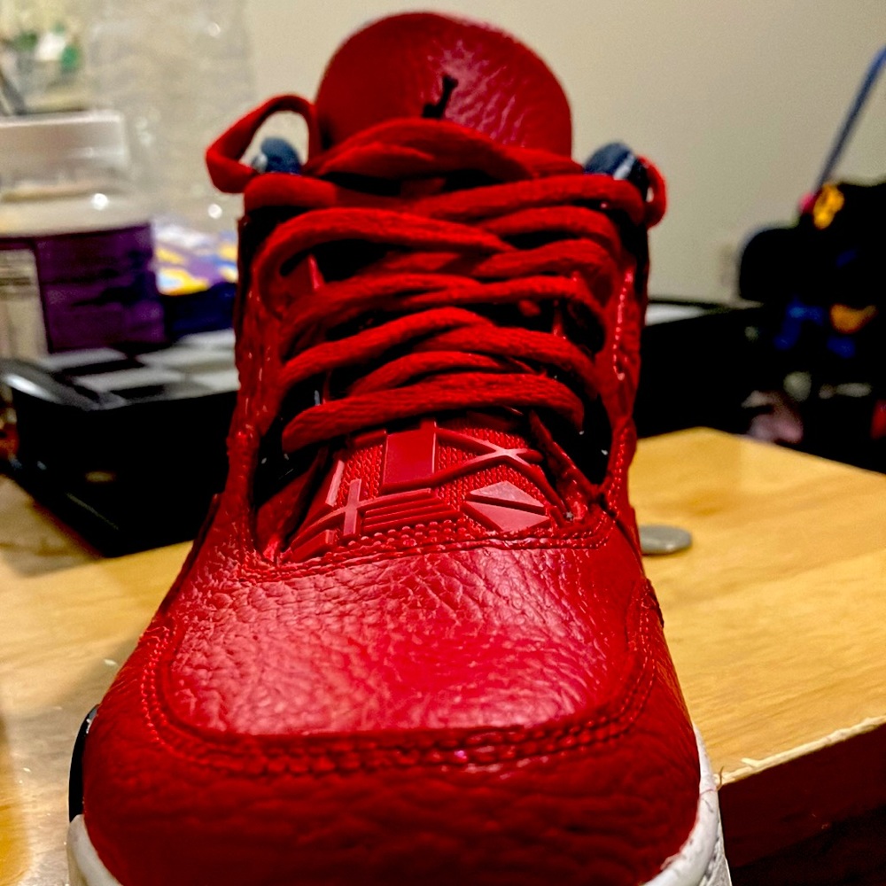 Air Jordan fours I forgot the name and my to lazy to look it up